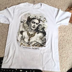 Frida Kahlo white t-shirt